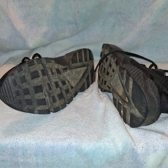 Nike Air Huarache Run Women's Size 8.5 Running Shoes Black Sneakers Athletic - Picture 7 of 7